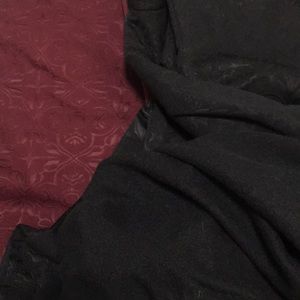 Pink Rose Fleece Lined Winter Leggings, Size L